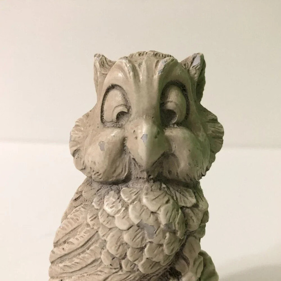 Vintage A Santini Resin Owl Sculpture Classic Figure Made in Italy 4.5 Inch Tall - Picture 2 of 16